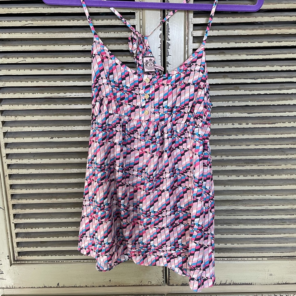 Juicy Couture silk tank top camisole NWOT
